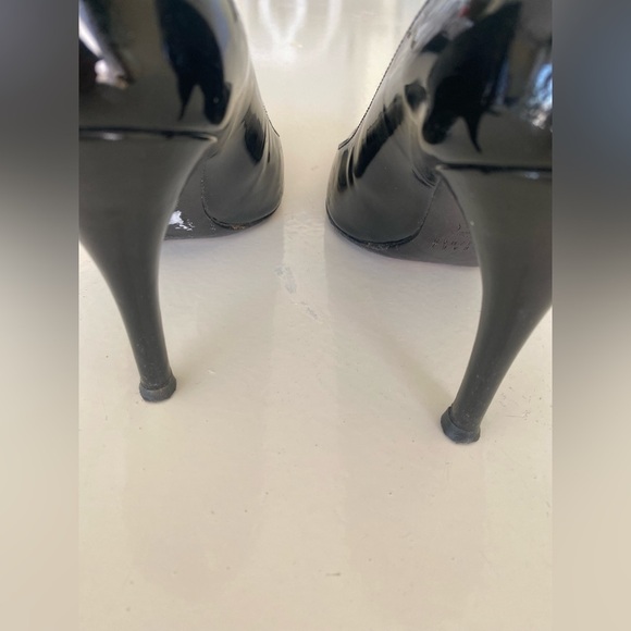 STUART WEITZMAN Elegant Black Women's Paton Leather Heels - Picture 4 of 8